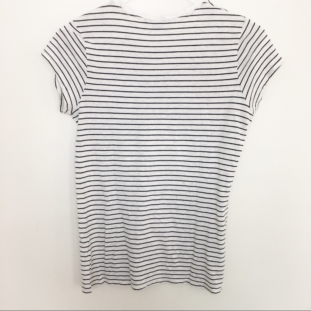 Vince Classic Soft Striped Tee - Picture 5 of 6